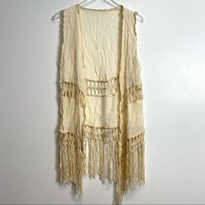 Boho Fringe Vest